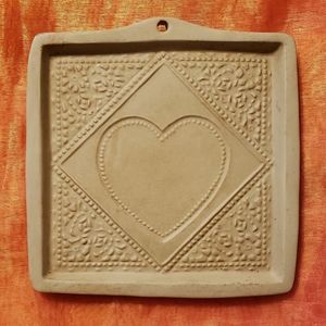 Brown Bag Cookie Art Mold 1988 Heart Hill Design